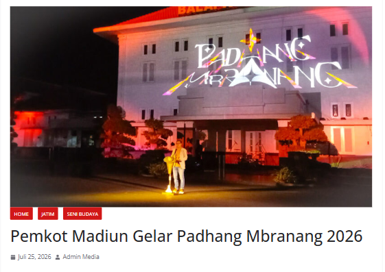 Pemkot Madiun Gelar Padhang Mbranang 2026