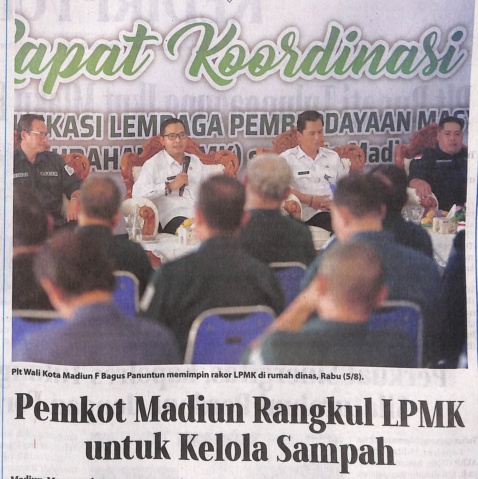Pemkot Madiun Rangkul LPMK untuk Kelola Sampah
