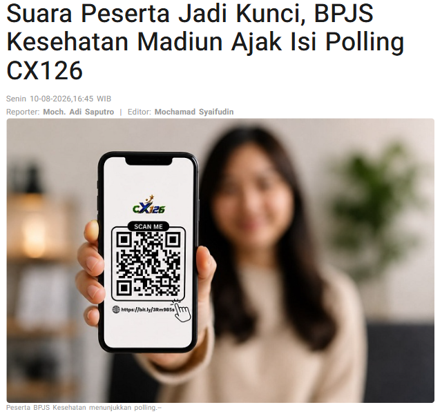 Suara Peserta Jadi Kunci, BPJS Kesehatan Madiun Ajak Isi Polling CX126