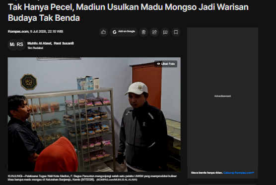 Tak Hanya Pecel, Madiun Usulkan Madu Mongso Jadi Warisan Budaya Tak Benda