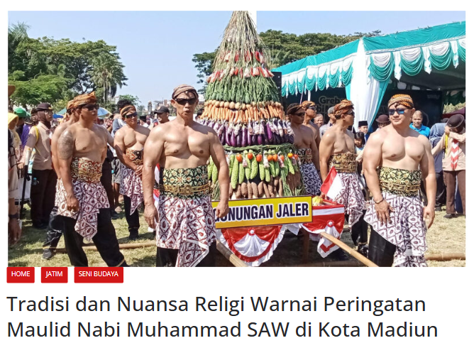 Tradisi dan Nuansa Religi Warnai Peringatan Maulid Nabi Muhammad SAW di Kota Madiun