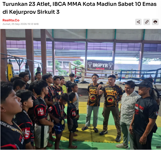 Turunkan 23 Atlet, IBCA MMA Kota Madiun Sabet 10 Emas di Kejurprov Sirkuit 3