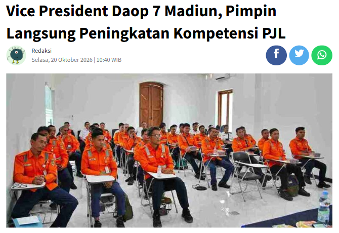 Vice President Daop 7 Madiun, Pimpin Langsung Peningkatan Kompetensi PJL