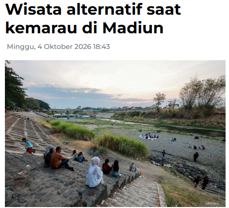 Wisata alternatif saat kemarau di Madiun